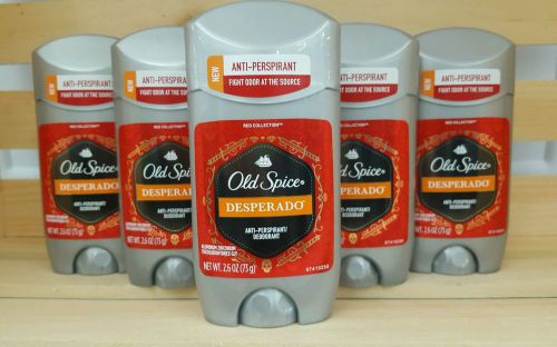 5 X OLD SPICE DESPERADO Scent Antiperspirant-Deodorant