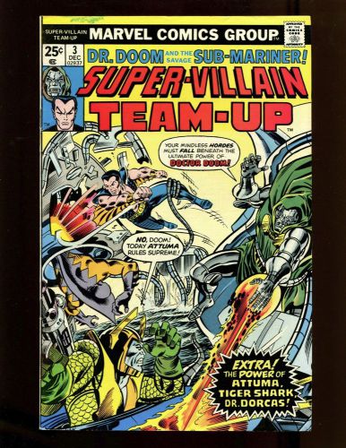 Super-Villain Team-Up #3 FNVF Hannigan Evans Dr Doom Sub-Mariner Tiger Shark