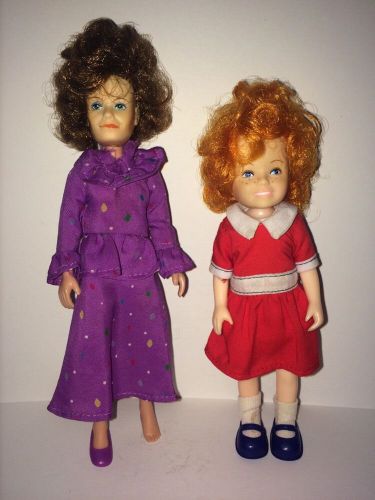 1982 knickerbocker annie &amp; miss hannigan dolls - lot of 2
