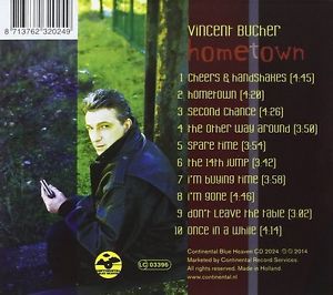 Vincent bucher - hometown (2014)  cd  new/sealed  speedypost
