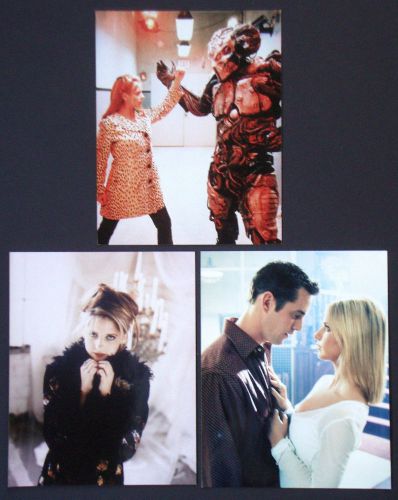 Buffy the vampire slayer alyson hannigan sarah michelle gellar lot 3 color photo