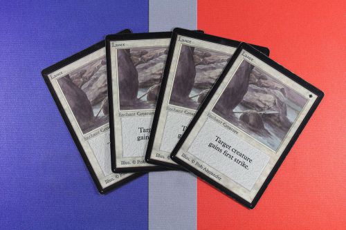 Lance [4X X4] Beta Played MAGIC CARDS (ID# F762) ABUGames
