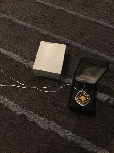 Q Link pebble pendant in sterling sliver 925