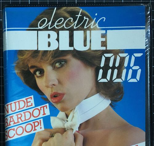 Electric blue #6 beta not vhs video magazine r rated mens interest chesty morgan