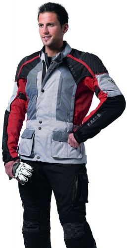 Racer 14067 ultra vento textile motorbike jacket size xl black/grey/red