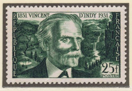 France - 1951 Yv. 890, Vincent D&#039;Indy Centenary (MNH)
