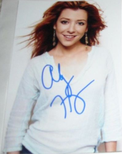 Alyson Hannigan Willow Buffy The Vampire Slayer Hand Signed 4x6 photo + C.O.A. 1