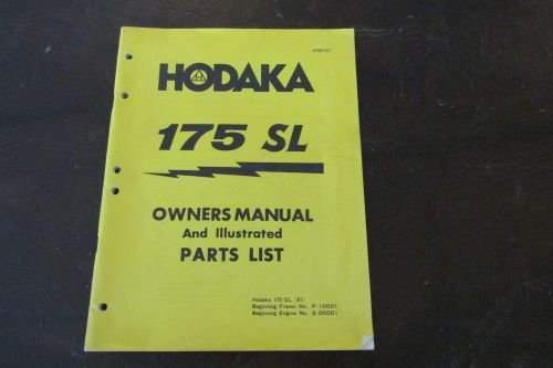 Hodaka 175 SL Owners manual