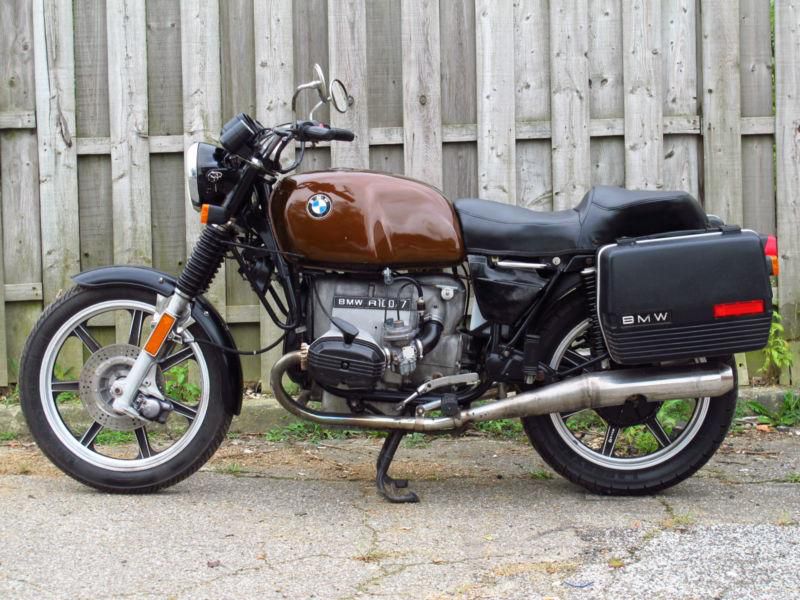 1977 R100/7 classic airhead, 1000cc with fairing and hard cases-runs beautifully