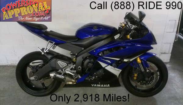 2008 used Yamaha R6 crotch rocket for sale with only 2,918 miles - u1501