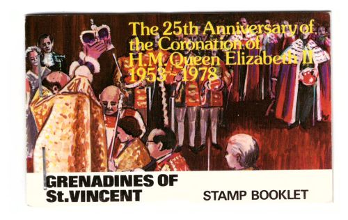 Grenadines st vincent 1978 $8.90 booklet 25th ann coronation queen elizabeth ii