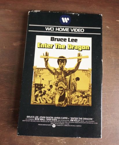 ENTER THE DRAGON - BETA - WCI HOME VIDEO Betamax not/vhs/movie BRUCE LEE Rare