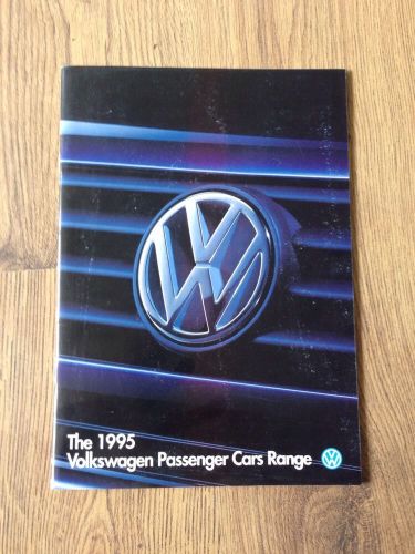 1995 volkswagen vw range brochure polo golf corrado vento passat caravelle