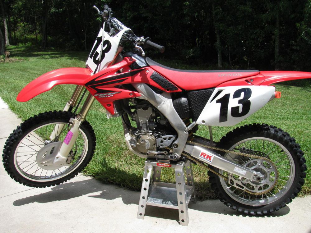 2007 honda crf 250r dirt bike 