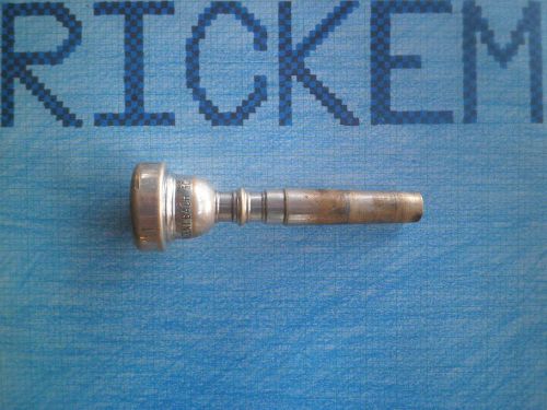 Used silver plated vincent bach 6c trumpet mouthpiece