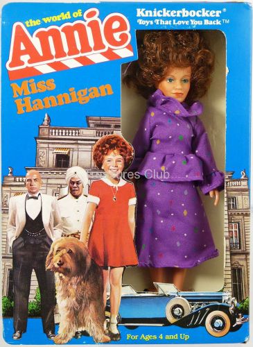 The World of Annie Miss Hannigan Figure #3867 New NRFB 1982 Knickerbocker 4+