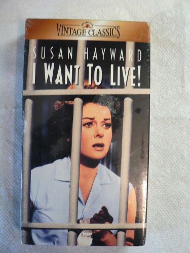 I Want to Live! (NEW VHS) Susan Hayward, Simon Oakland, Virginia Vincent