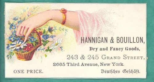 Hannigan &amp; Bouillon Dry Good NYC German Spoken