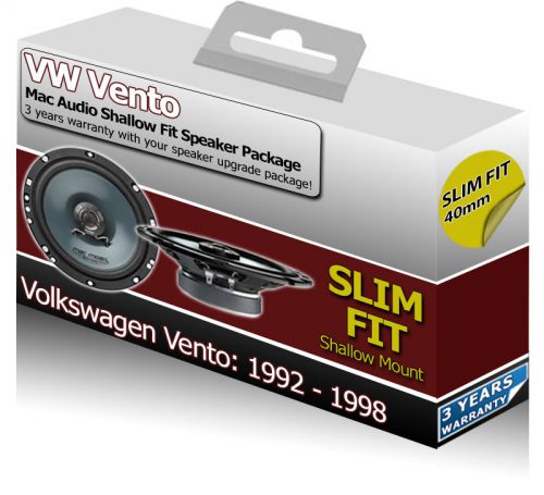 VW Vento Front Door speakers Mac Audio Slim Shallow Fit car speakers kit 200W