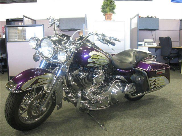 2002 purple harley-davidson road king