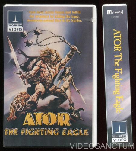 Sword &amp; sorcery beta not vhs ator the fighting eagle 1982 thorn emi joe d&#039;amato