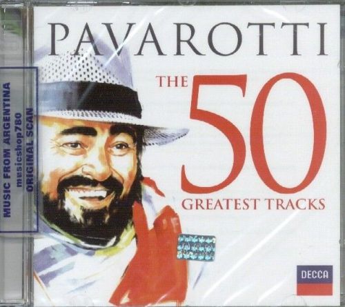 Luciano pavarotti the 50 greatest tracks sealed 2 cd set new 2013 greatest hits