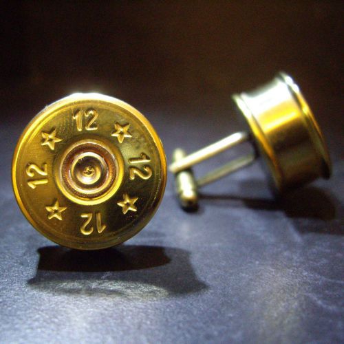 Shotgun Shell Cartridge Cap Cufflinks for the Benelli owners Birthday