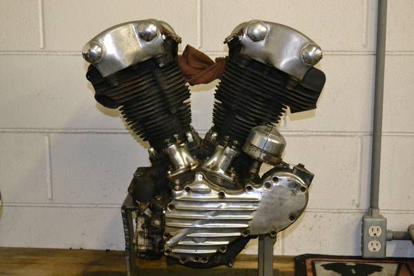 1947 Harley Davidson Knucklehead Engine