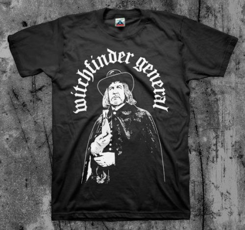 WITCHFINDER GENERAL &#039;Vincent&#039; T Shirt (NWOBHM Angel Witch Satan Tank)