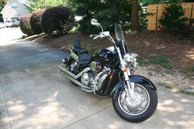 2002 model honda vtx 1800 equipped with hypercharger and long pipes
