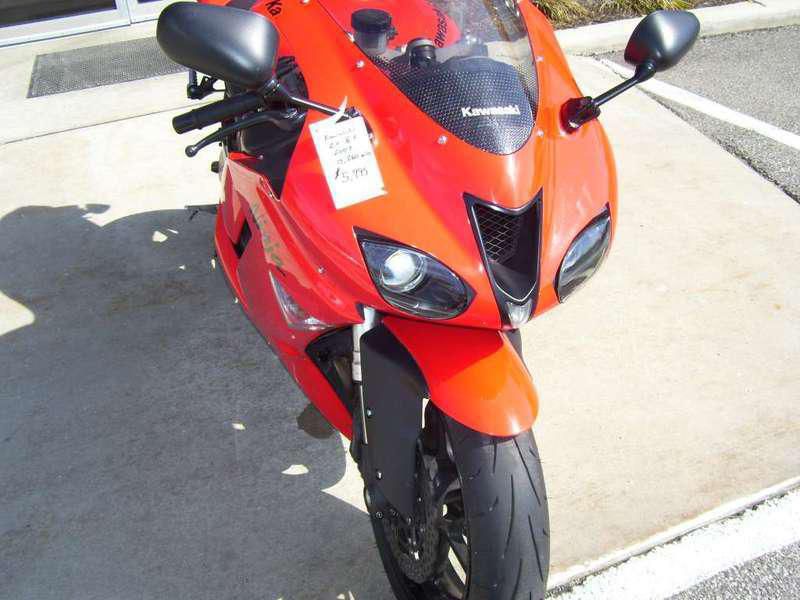 2007 kawasaki ninja zx-6r  sportbike 