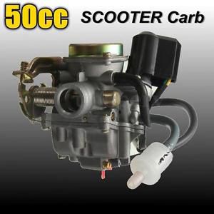 50cc scooter moped carburetor carb for 4-stroke gy6 sunl roketa jcl pd18j qmb139
