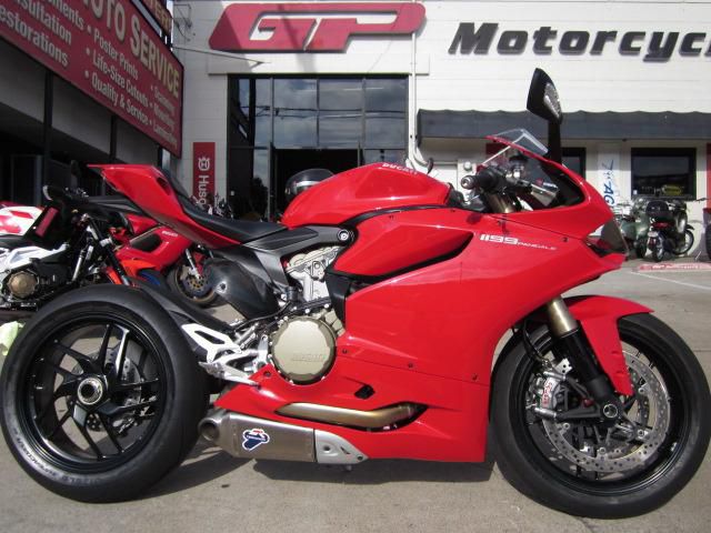 2012 Ducati 1199 Panigale 19mi & Termi Full System Sportbike 