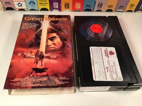 * Ghost Warrior Betamax NOT VHS 1984 Action Beta 80s Hiroshi Fujioka John Calvin