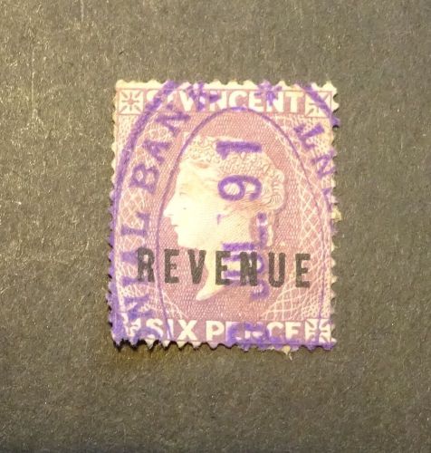 (I.B) St Vincent Revenue : Duty Stamp