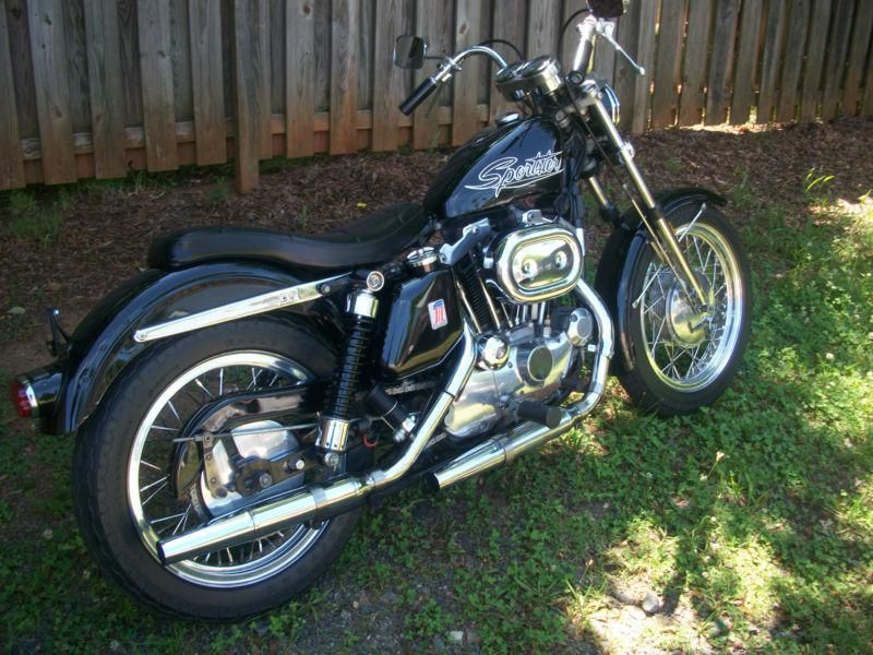 1972 Harley Davidson Sportster XLH Vintage Ironhead-A.M.C.A. 1st place award