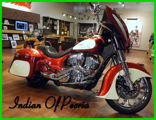 2014 Indian Custom Chieftain Indian Motorcycle Red