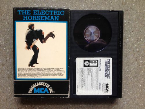 The Electric Horseman - Robert Redford - Jane Fonda - BETA - Betamax