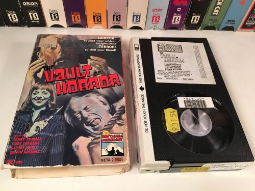 * the vault of horror betamax not vhs 1973 amicus anthology beta british 70&#039;s