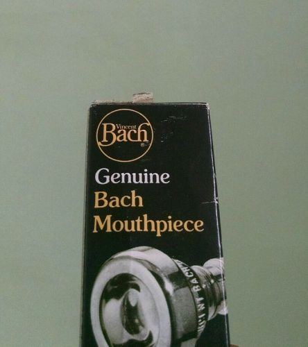 Vincent bach mouth piece 349 cornet cup 5B in box. bag open
