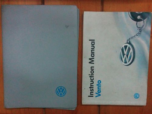 Volkswagen vento (jetta) owners instruction manual (1992-1999) with wallet vw