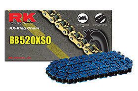Husaberg FE 450 ie 2009 RK 520 XSO x 118 Blue X-Ring Chain