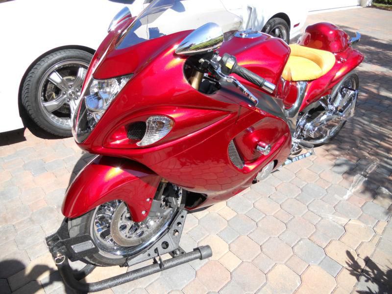 2008 Fat tire custom slammed and stretched Hayabusa