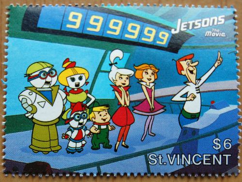 Jetsons the Movie 1991 St Vincent $6 Stamp MNH