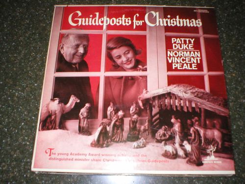 Rare Patty Duke Norman Vincent Peale Guideposts for Christmas 1963 lp GP 101