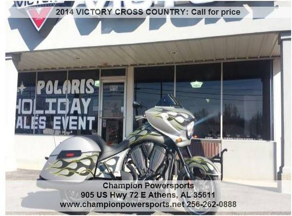 2014 Victory Cross Country Factory Custom Paint
