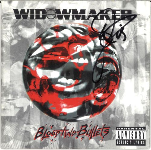 Widowmaker blood &amp; bullets, dee snider twisted sister desperado autograph signed