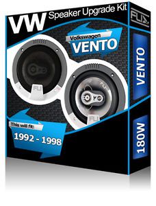 VW Vento Front Dash speakers Fli 4&#034; 10cm car speaker kit 150W