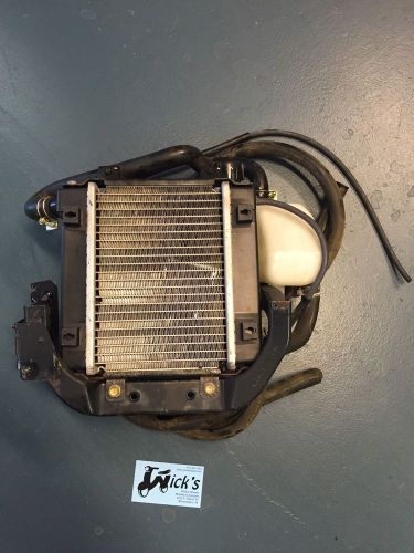 Kymco Super 9 2T scooter OEM Radiator With Reservoir And Hoses