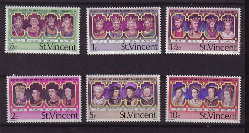 St vincent 1977 kings queens england unmounted mint mnh
